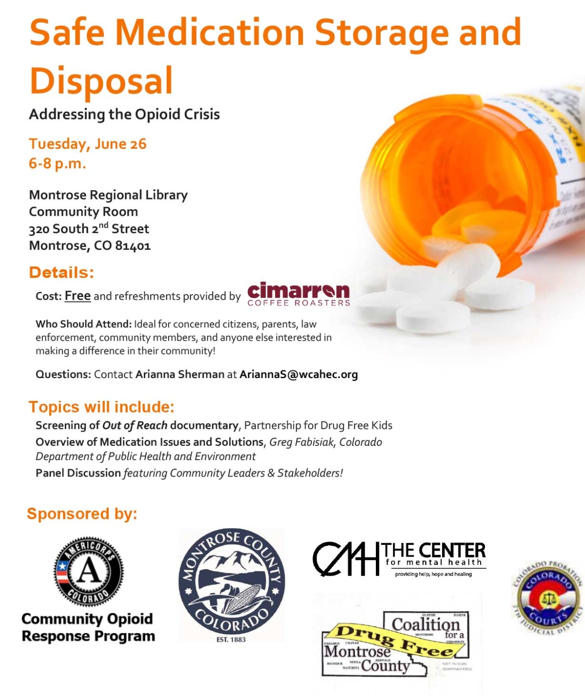 Safe-Disposal-Flyer–Montrose | SWCAHEC