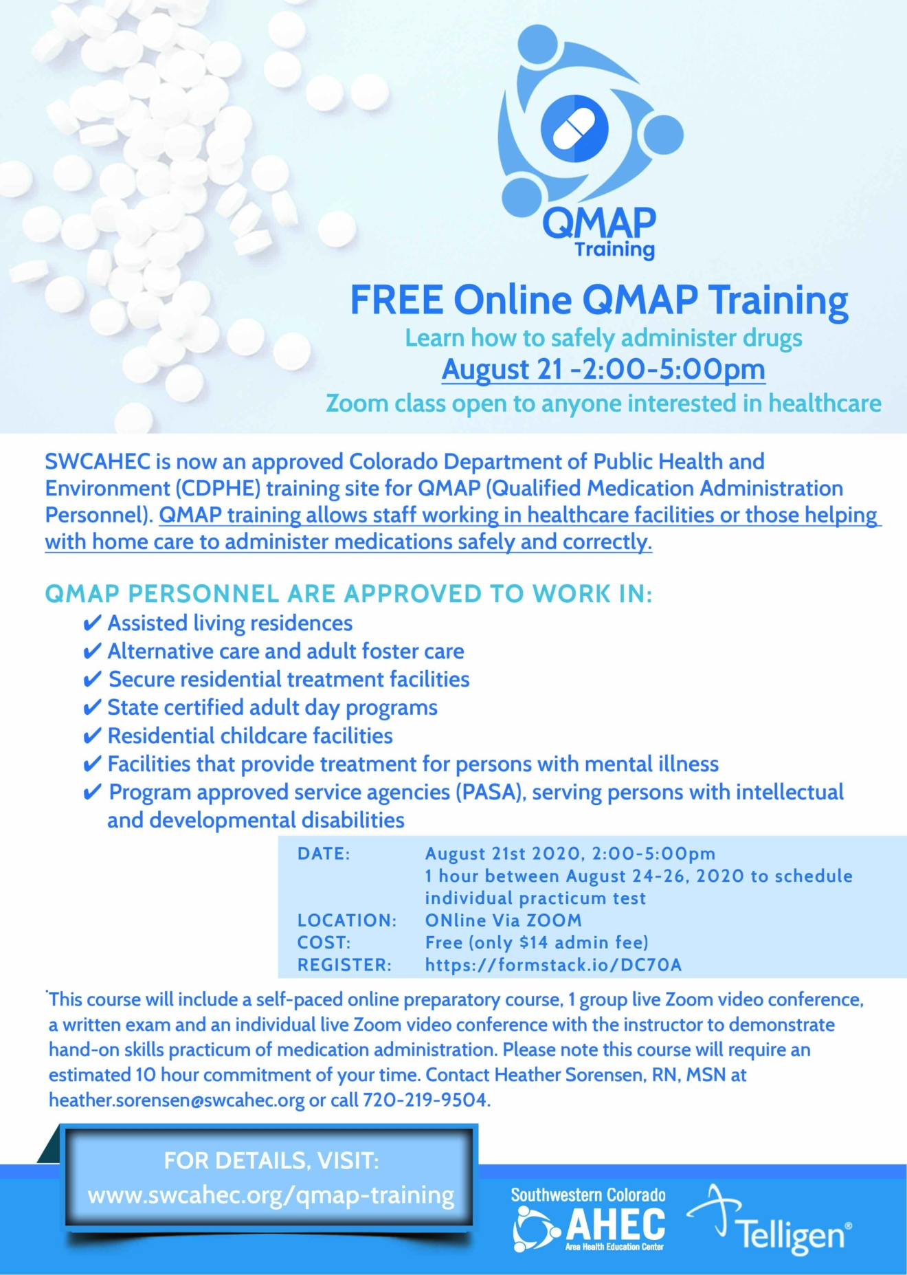 QMAP Training Flyer-online course-VS2