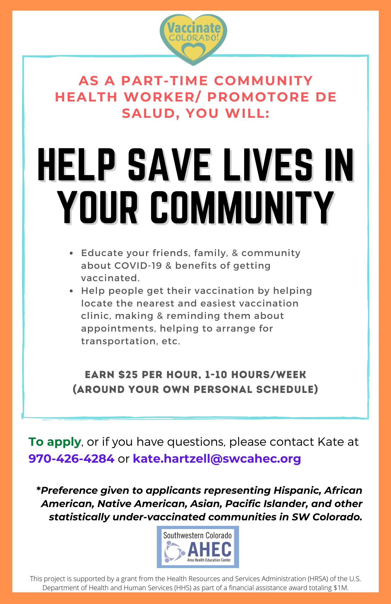 Help save lives in your community