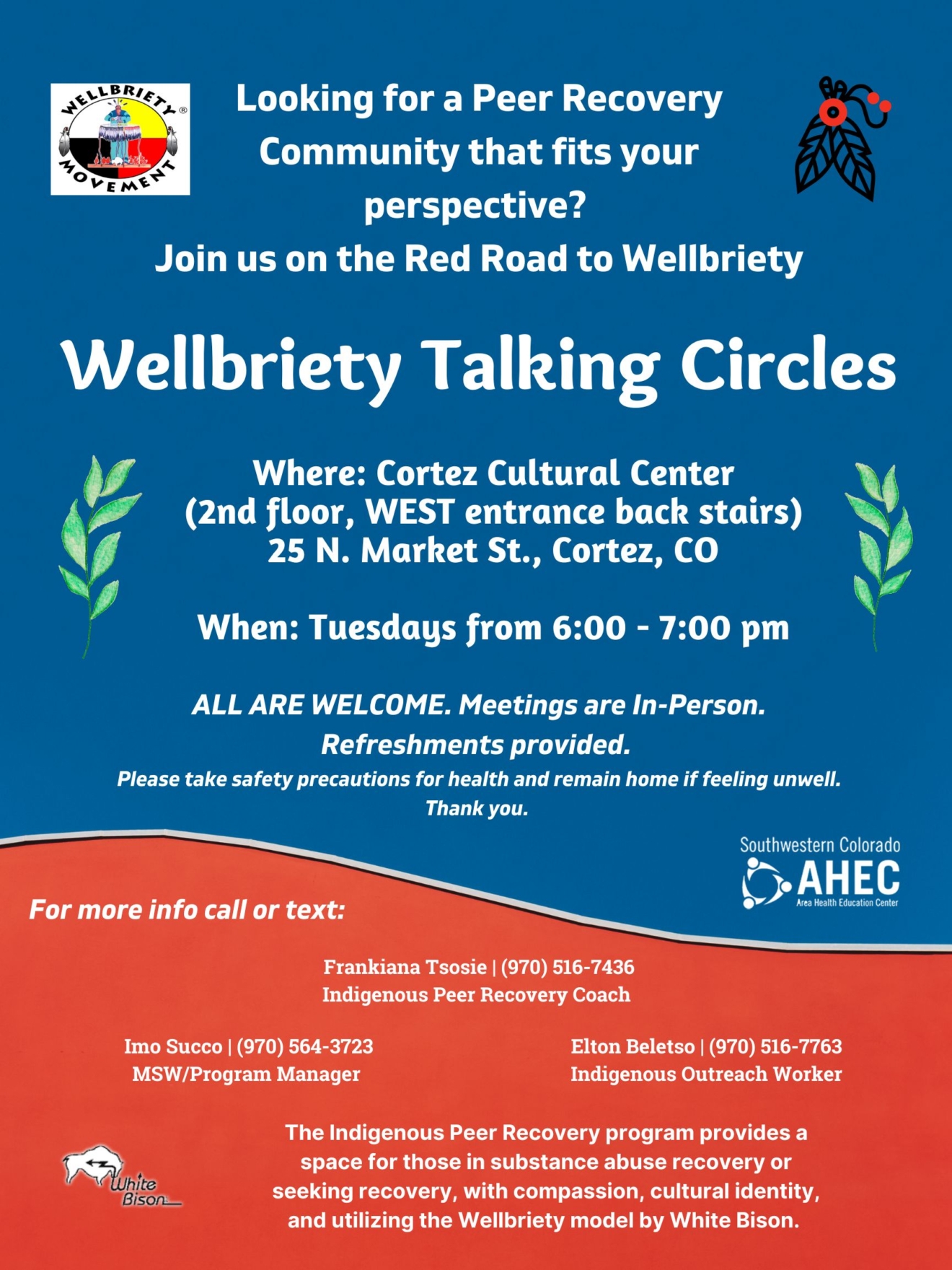 Wellbriety Talking Circle POSTER