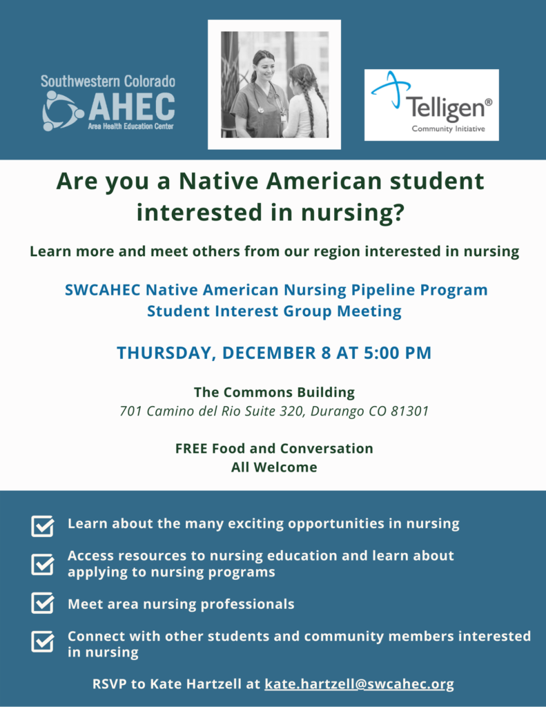 Native American Nursing Flyer | SWCAHEC